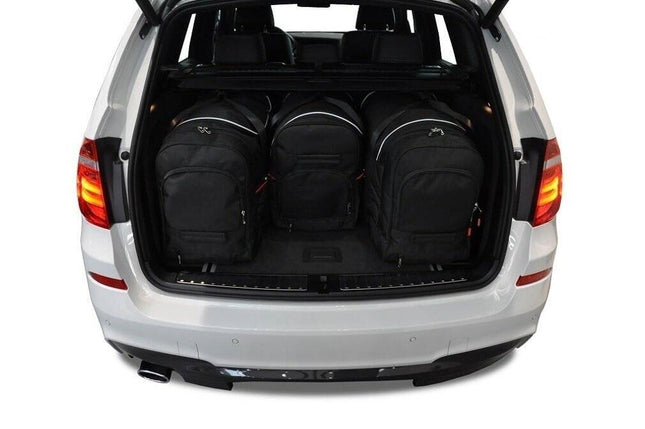 Kjust Kjust Reistassenset voor BMW X3 2011-2018 - Set van 4 Tassen met 3 Roltassen en 1 Vliegtuigtas Harvest Automotive 2