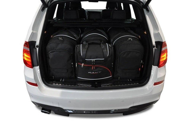 Kjust Kjust Reistassenset voor BMW X3 2011-2018 - Set van 4 Tassen met 3 Roltassen en 1 Vliegtuigtas Harvest Automotive 1
