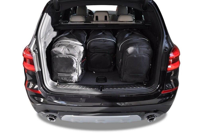 Kjust Kjust Reistassenset voor BMW X3 2018-2024 - Set van 4 Tassen met 3 Roltassen en 1 Vliegtuigtas Harvest Automotive 2