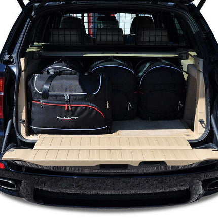 Kjust Kjust Reistassenset voor BMW X5 2007-2013 - Set van 5 Tassen met 3 Roltassen en 2 Vliegtuigtassen Harvest Automotive 2