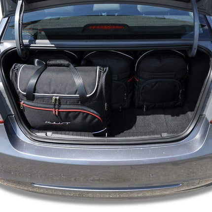 Kjust Kjust Reistassenset voor Chevrolet Cruze Sedan 2009-2016 - Set van 5 Tassen met 3 Roltassen en 2 Vliegtuigtassen Harvest Automotive 2