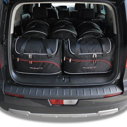 Kjust Kjust Reistassenset voor Chevrolet Orlando 2011-2018 - Set van 5 Tassen met 3 Roltassen en 2 Vliegtuigtassen Harvest Automotive 1