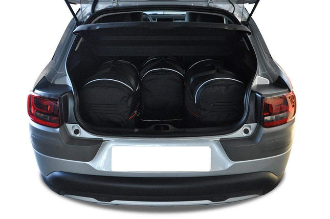 Kjust Kjust Reistassenset voor Citroen C4 Cactus 2014-2017 - Set van 4 Tassen met 2 Roltassen en 2 Sporttassen Harvest Automotive 2