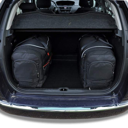 Kjust Kjust Reistassenset voor Citroen C4 Picasso 2007-2013 - Set van 4 Tassen met 2 Roltassen en 2 Sporttassen Harvest Automotive 6