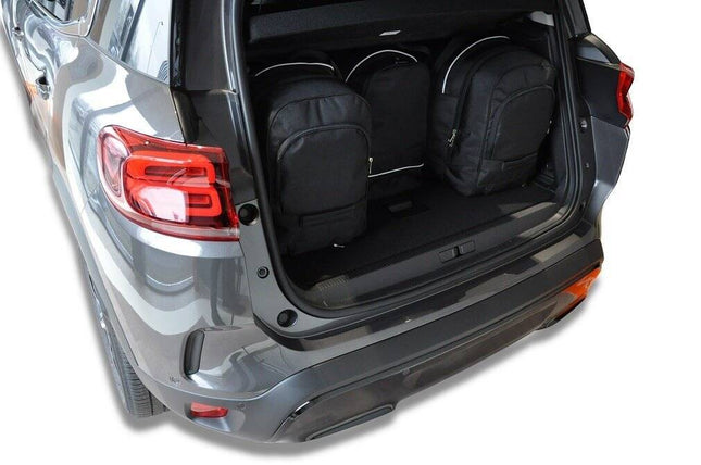 Kjust Kjust Reistassenset voor Citroen C5 Aircross 2018-2025 - Set van 4 Tassen met 2 Roltassen 1 Sporttas en 1 Vliegtuigtas Harvest Automotive 2