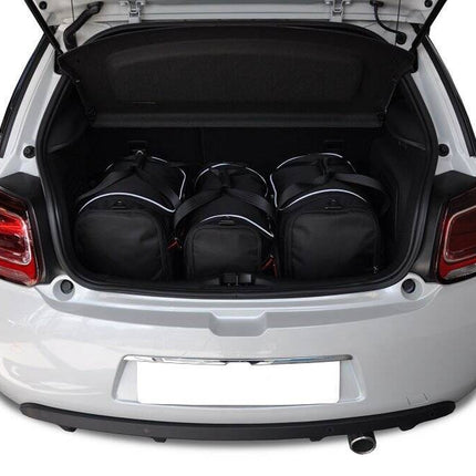 Kjust Kjust Reistassenset voor Citroen DS3 2010 - 2016 - Set van 3 Tassen met 2 Sporttassen en 1 Vliegtuigtas Harvest Automotive 1