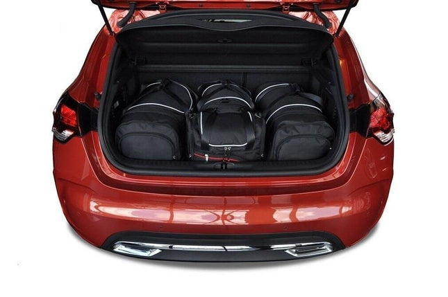 Kjust Kjust Reistassenset voor Citroen DS4 5-deurs 2010-2015 - Set van 4 Tassen met 2 Roltassen 1 Sporttas en 1 Vliegtuigtas Harvest Automotive 1