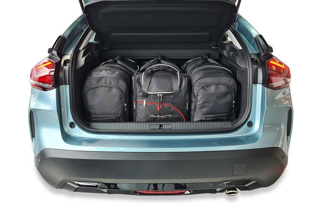 Kjust Kjust Reistassenset voor Citroen e-C4 5-deurs vanaf 2020 - Set van 4 Tassen met 2 Roltassen 1 Sporttas en 1 Vliegtuigtas Harvest Automotive 1