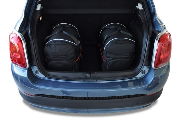Kjust Kjust Reistassenset voor Fiat 500X vanaf 2015 - Set van 3 Tassen met 2 Roltassen en 1 Sporttas Harvest Automotive 2