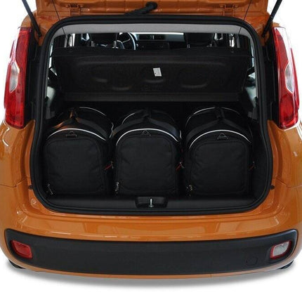 Kjust Kjust Reistassenset voor Fiat Panda 2012-2020 - Set van 3 Tassen met 3 Sporttassen Harvest Automotive 1