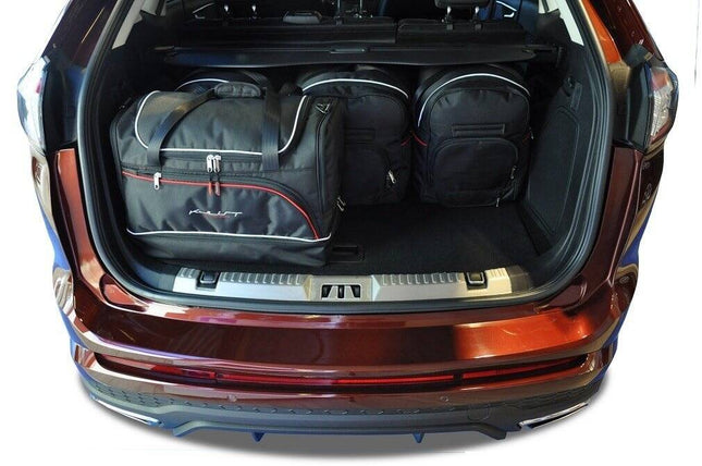 Kjust Kjust Reistassenset voor Ford Edge 2016-2019 - Set van 5 Tassen met 3 Roltassen en 2 Sporttassen Harvest Automotive 2