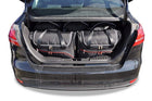 Kjust Kjust Reistassenset voor Ford Focus Sedan 2011-2014 - Set van 5 Tassen met 3 Roltassen en 2 Vliegtuigtassen Harvest Automotive 1