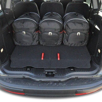 Kjust Kjust Reistassenset voor Ford Galaxy 2010 - 2015 - Set van 5 Tassen met 3 Roltassen en 2 Sporttassen Harvest Automotive 2