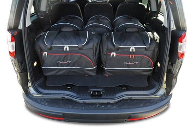 Kjust Reistassenset voor Ford Galaxy 2010-2015 - Set van 5 Tassen met 3 Roltassen en 2 Sporttassen