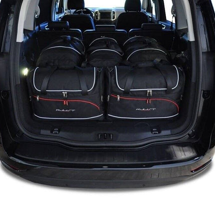 Kjust Kjust Reistassenset voor Ford Galaxy 2015-2018 - Set van 5 Tassen met 3 Roltassen en 2 Vliegtuigtassen Harvest Automotive 1