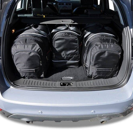 Kjust Kjust Reistassenset voor Ford Kuga 2008 - 2013 - Set van 4 Tassen met 2 Roltassen 1 Sporttas en 1 Vliegtuigtas Harvest Automotive 2