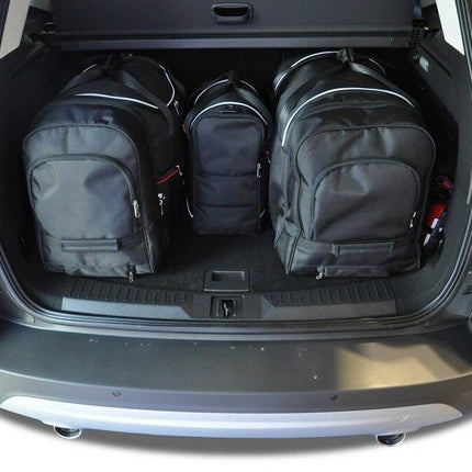 Kjust Kjust Reistassenset voor Ford Kuga 2013-2017 - Set van 4 Tassen met 2 Roltassen en 2 Vliegtuigtassen Harvest Automotive 2