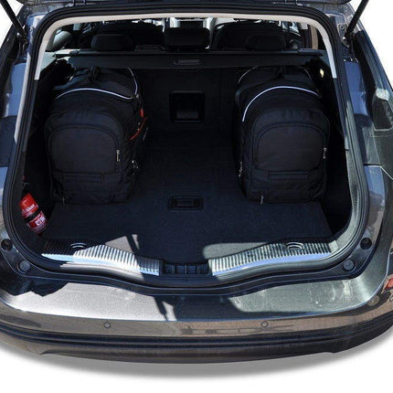 Kjust Kjust Reistassenset voor Ford Mondeo stationwagen 2014-2022 - Set van 5 Tassen met 3 Roltassen en 2 Vliegtuigtassen Harvest Automotive 4