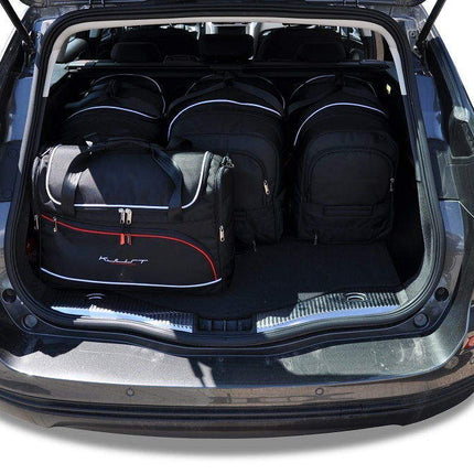 Kjust Kjust Reistassenset voor Ford Mondeo stationwagen 2014-2022 - Set van 5 Tassen met 3 Roltassen en 2 Vliegtuigtassen Harvest Automotive 2