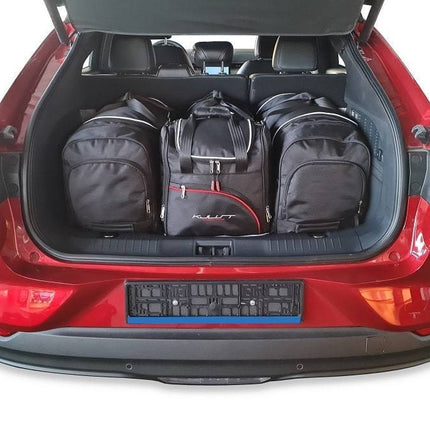 Kjust Kjust Reistassenset voor Ford Mustang Mach - E Vanaf 2021 - Set van 4 Tassen met 2 Roltassen 1 Sporttas en 1 Vliegtuigtas Harvest Automotive 1