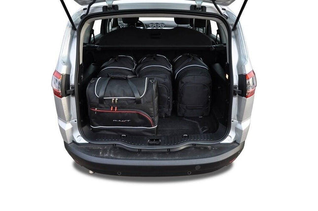 Kjust Kjust Reistassenset voor Ford S-Max 2006-2015 - Set van 5 Tassen met 3 Roltassen en 2 Sporttassen Harvest Automotive 2