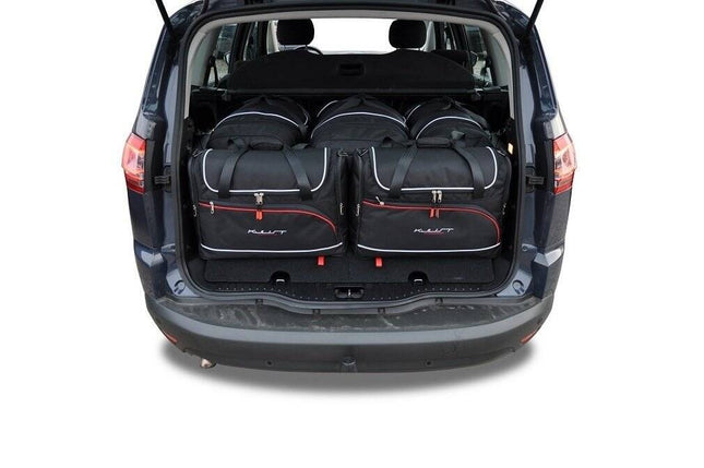 Kjust Kjust Reistassenset voor Ford S-Max 2006-2015 - Set van 5 Tassen met 3 Roltassen en 2 Vliegtuigtassen Harvest Automotive 1