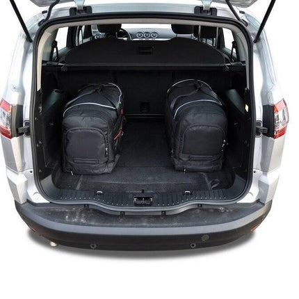 Kjust Kjust Reistassenset voor Ford S-Max 2006-2015 - Set van 5 Tassen met 3 Roltassen en 2 Vliegtuigtassen Harvest Automotive 4