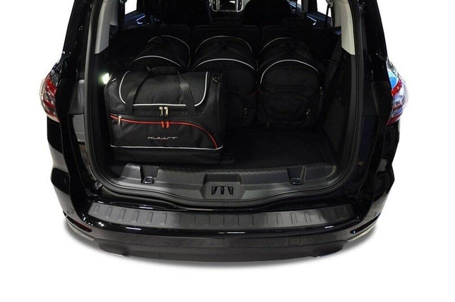 Kjust Kjust Reistassenset voor Ford S-Max 2015-2018 - Set van 5 Tassen met 3 Roltassen en 2 Sporttassen Harvest Automotive 2