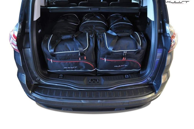 Kjust Kjust Reistassenset voor Ford S-Max 2015-2018 - Set van 5 Tassen met 3 Roltassen en 2 Sporttassen Harvest Automotive 1