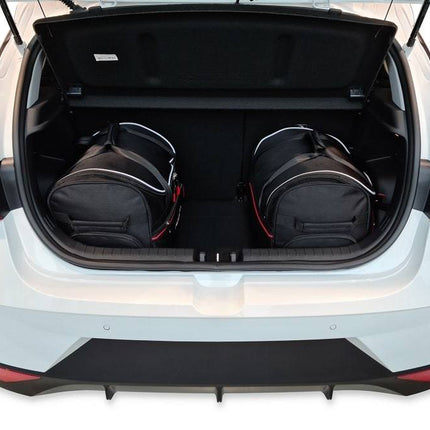Kjust Kjust Reistassenset voor Hyundai i20 5-deurs vanaf 2020 - Set van 3 Tassen met 2 Roltassen en 1 Vliegtuigtas Harvest Automotive 2