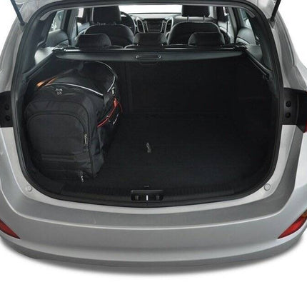 Kjust Kjust Reistassenset voor Hyundai i30 Tourer 2012-2017 - Set van 4 Tassen met 2 Roltassen en 2 Sporttassen Harvest Automotive 4