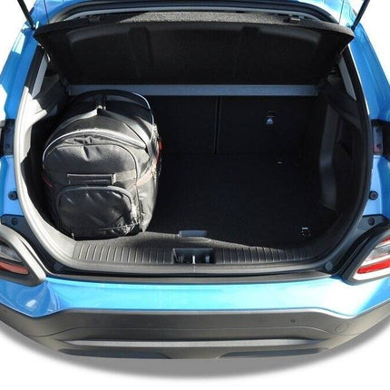 Kjust Kjust Reistassenset voor Hyundai Kona 2017-2023 - Set van 3 Tassen met 2 Roltassen en 1 Vliegtuigtas Harvest Automotive 3