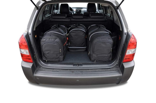 Kjust Kjust Reistassenset voor Hyundai Tucson 2003-2010 - Set van 4 Tassen met 2 Roltassen en 2 Sporttassen Harvest Automotive 2
