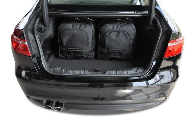 Kjust Kjust Reistassenset voor Jaguar XF 2015-2024 - Set van 4 Tassen met 2 Roltassen en 2 Vliegtuigtassen Harvest Automotive 2