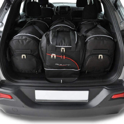 Kjust Kjust Reistassenset voor Jeep Cherokee 2013 - 2020 - Set van 4 Tassen met 2 Roltassen en 2 Sporttassen Harvest Automotive 1