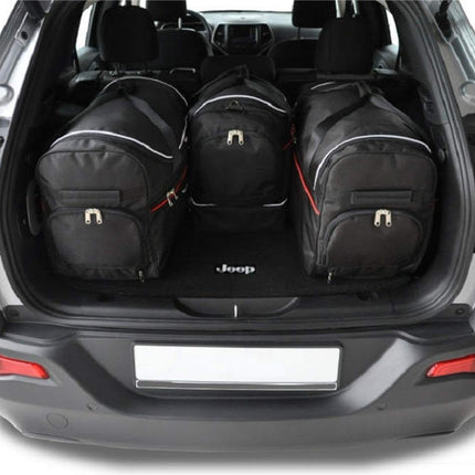 Kjust Kjust Reistassenset voor Jeep Cherokee 2013-2020 - Set van 4 Tassen met 2 Roltassen en 2 Sporttassen Harvest Automotive 2