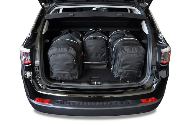Kjust Kjust Reistassenset voor Jeep Compass 2017-2025 - Set van 4 Tassen met 2 Roltassen en 2 Sporttassen Harvest Automotive 2