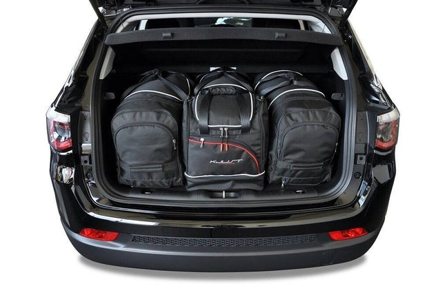 Kjust Kjust Reistassenset voor Jeep Compass 2017-2025 - Set van 4 Tassen met 2 Roltassen en 2 Sporttassen Harvest Automotive 1