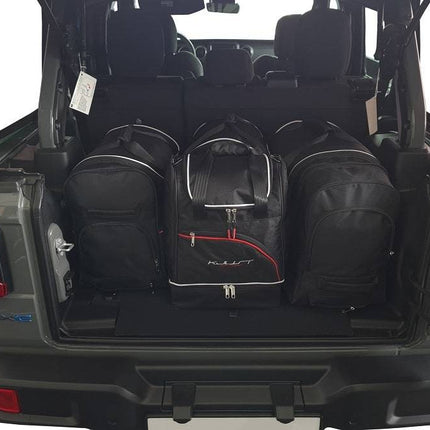 Kjust Kjust Reistassenset voor Jeep Wrangler vanaf 2018 - Set van 4 Tassen met 2 Roltassen en 2 Sporttassen Harvest Automotive 5
