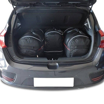 Kjust Kjust Reistassenset voor Kia Ceed 5-deurs 2012-2018 - Set van 4 Tassen met 2 Roltassen 1 Sporttas en 1 Vliegtuigtas Harvest Automotive 2