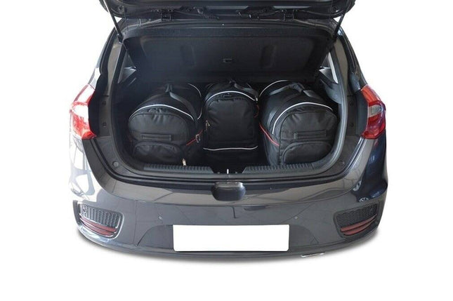 Kjust Kjust Reistassenset voor Kia Ceed 5-deurs 2012-2018 - Set van 4 Tassen met 2 Roltassen 1 Sporttas en 1 Vliegtuigtas Harvest Automotive 2