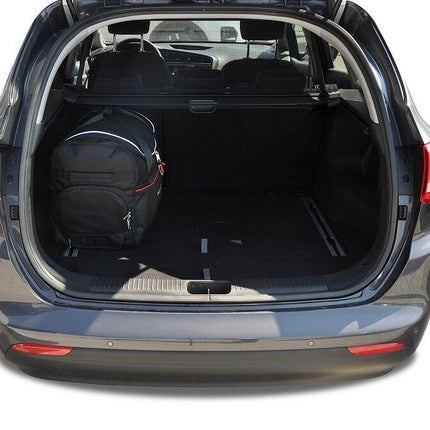 Kjust Kjust Reistassenset voor Kia Ceed Sportswagon 2012-2018 - Set van 5 Tassen met 3 Roltassen en 2 Vliegtuigtassen Harvest Automotive 5