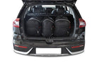Kjust Kjust Reistassenset voor Kia Niro 5-deurs 2016-2022 - Set van 3 Tassen met 2 Roltassen en 1 Vliegtuigtas Harvest Automotive 1