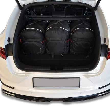 Kjust Kjust Reistassenset voor Kia ProCeed stationwagen vanaf 2019 - Set van 5 Tassen met 3 Roltassen en 2 Vliegtuigtassen Harvest Automotive 3