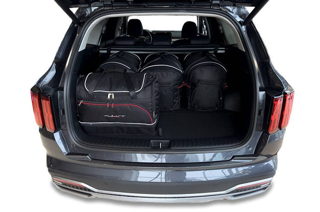 Kjust Kjust Reistassenset voor Kia Sorento 2020-2024 - Set van 5 Tassen met 3 Roltassen en 2 Sporttassen Harvest Automotive 2