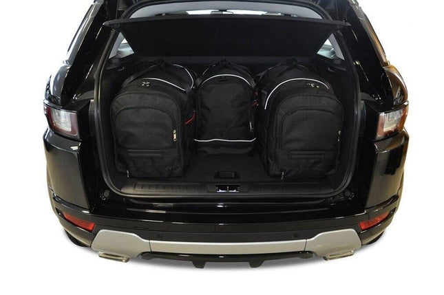 Kjust Kjust Reistassenset voor Land Rover Range Rover Evoque 5-deurs 2011-2019 - Set van 4 Tassen met 2 Roltassen 1 Sporttas en 1 Vliegtuigtas Harvest Automotive 2