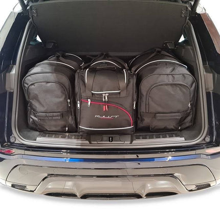 Kjust Kjust Reistassenset voor Land Rover Range Rover Evoque 5-deurs vanaf 2019 - Set van 4 Tassen met 2 Roltassen 1 Sporttas en 1 Vliegtuigtas Harvest Automotive 1