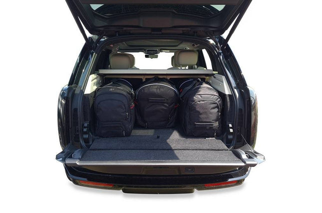 Kjust Kjust Reistassenset voor Land Rover Range Rover serie V vanaf 2023 - Set van 4 Tassen met 3 Roltassen en 1 Vliegtuigtas Harvest Automotive 2