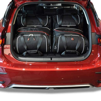 Kjust Kjust Reistassenset voor Lexus CT 5-deurs vanaf 2010 - Set van 4 Tassen met 4 Vliegtuigtassen Harvest Automotive 1