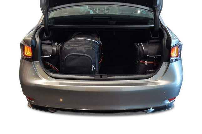 Kjust Kjust Reistassenset voor Lexus GS Sedan vanaf 2012 - Set van 4 Tassen met 2 Roltassen en 2 Vliegtuigtassen Harvest Automotive 2
